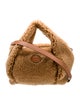 Tod's Shearling Top Handle Bag
