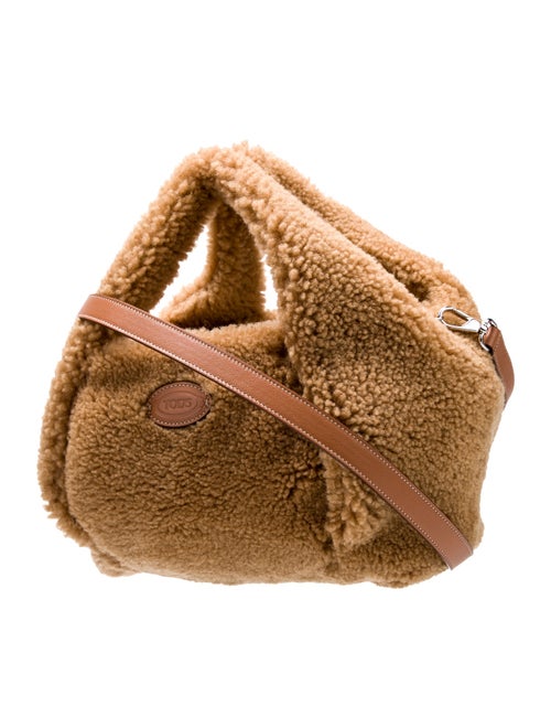 Tod's Shearling Top Handle Bag