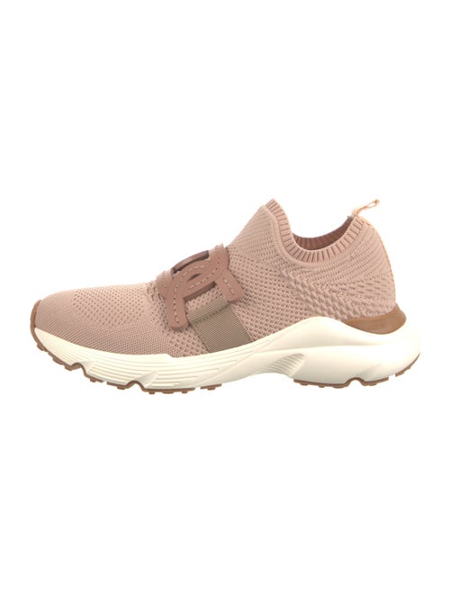 Tod's Leather Trim Embellishment Sock Sneakers