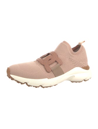 Tod's Leather Trim Embellishment Sock Sneakers