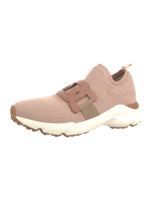 Tod's Leather Trim Embellishment Sock Sneakers