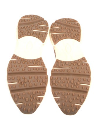 Tod's Leather Trim Embellishment Sock Sneakers