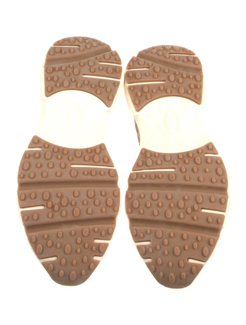 Tod's Leather Trim Embellishment Sock Sneakers