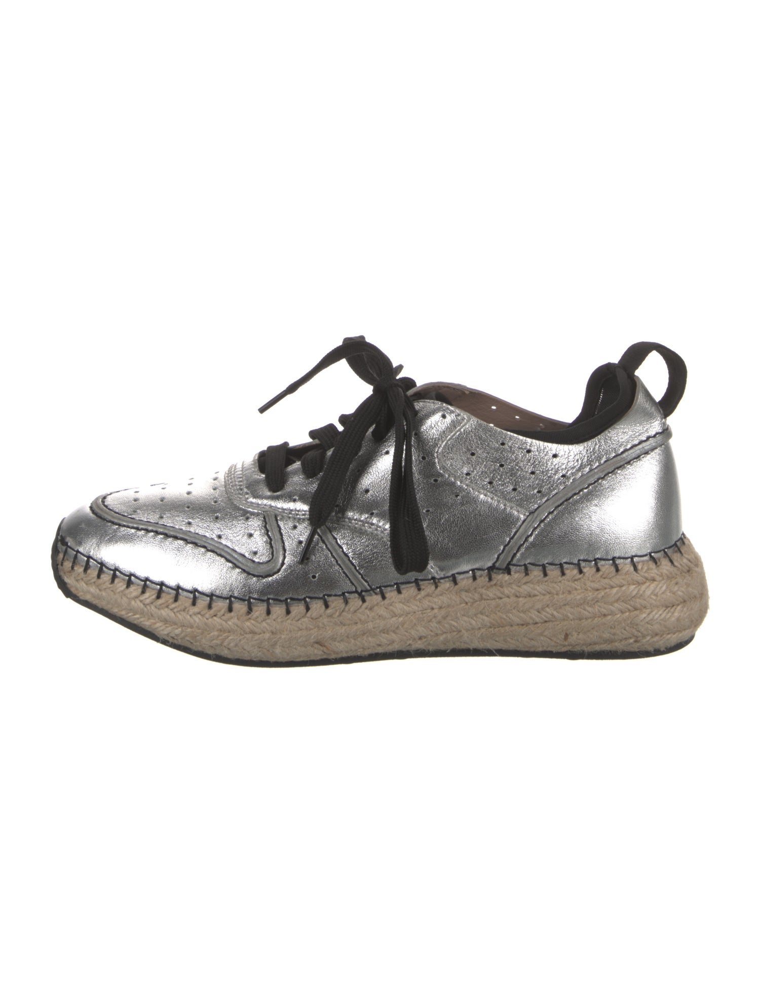 Tod's Leather Espadrille Sneakers