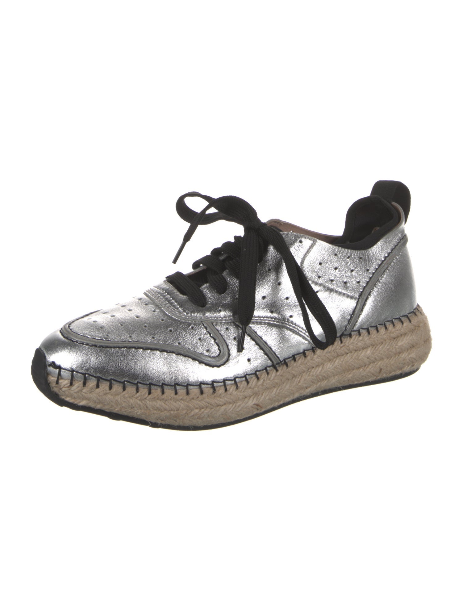 Tod's Leather Espadrille Sneakers