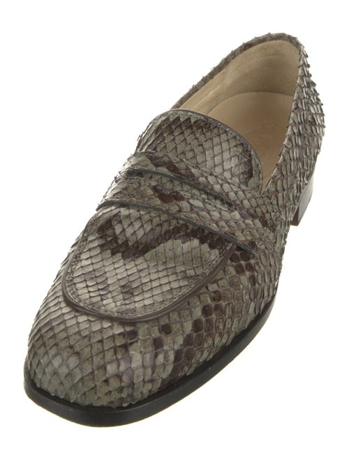 Tod's Python Animal Print Loafers