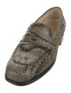 Tod's Python Animal Print Loafers