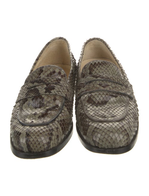 Tod's Python Animal Print Loafers