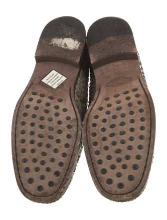 Tod's Python Animal Print Loafers