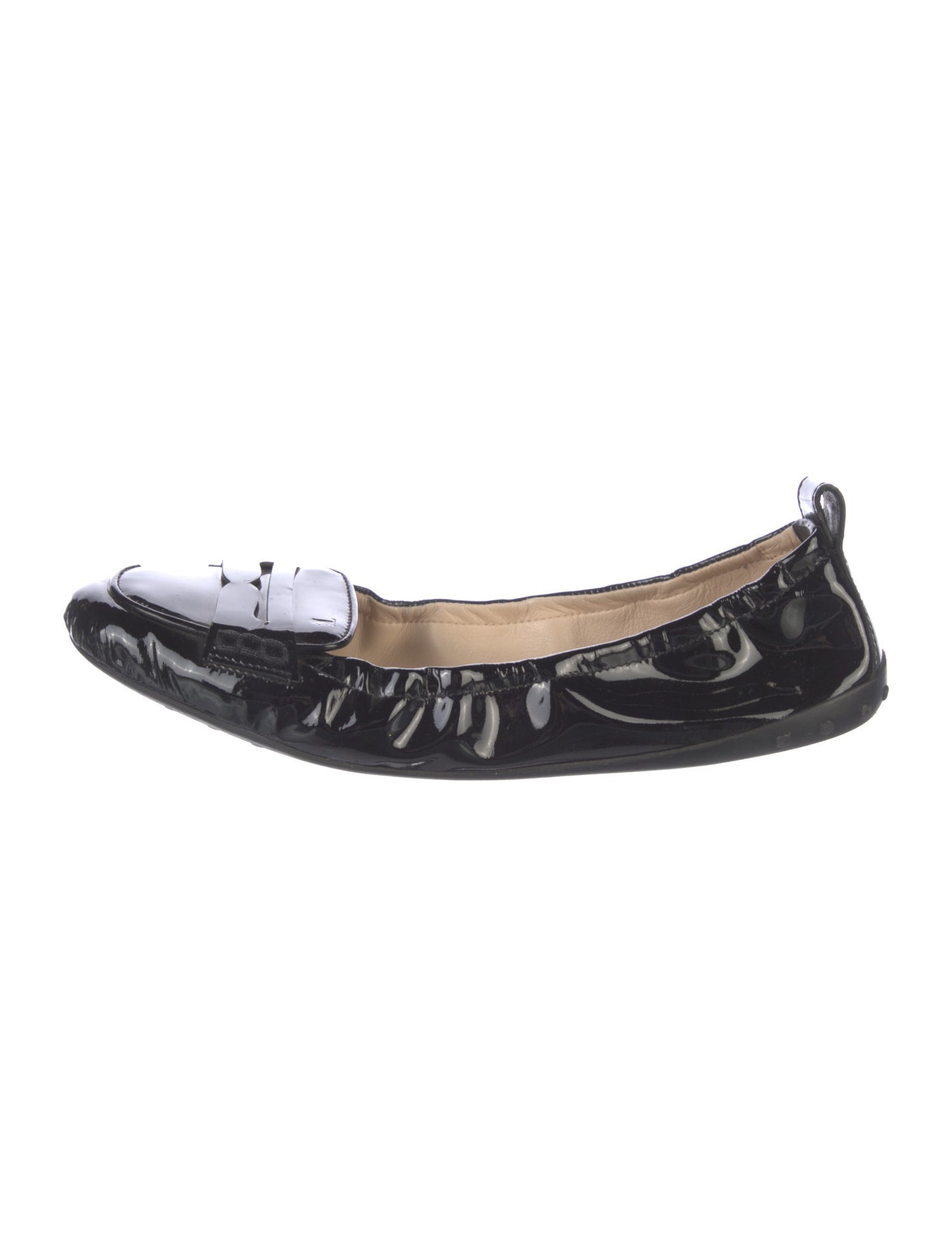 Tod's Patent Leather Ballet Flats