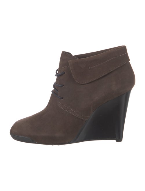 Tod's Suede Lace-Up Boots