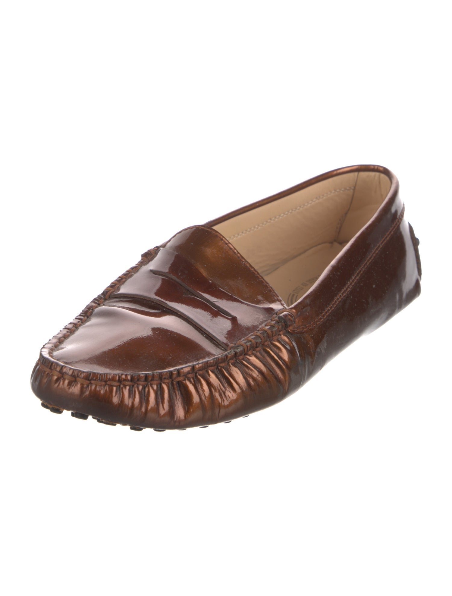 Tod's Patent Leather Loafers