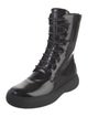 Tod's Leather Combat Boots