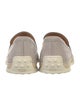 Tod's Suede Leather Trim Embellishment Loafers