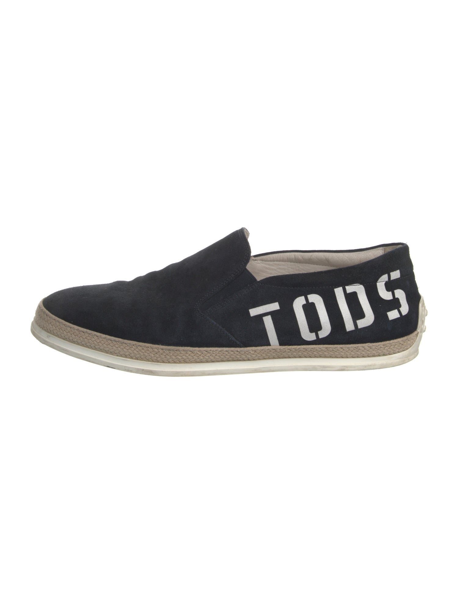 Tod's Suede Printed Espadrille Sneakers