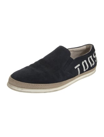 Tod's Suede Printed Espadrille Sneakers