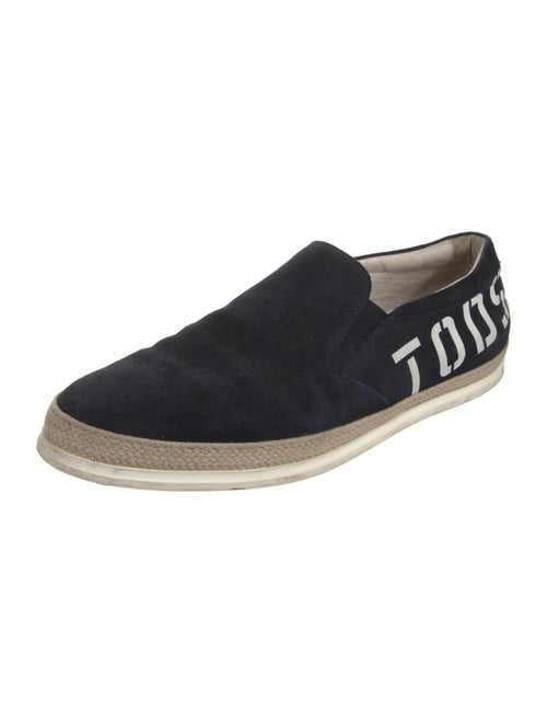 Tod's Suede Printed Espadrille Sneakers