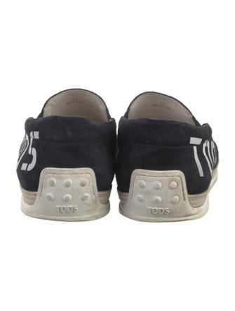 Tod's Suede Printed Espadrille Sneakers