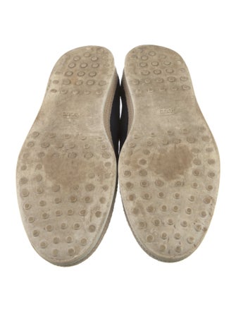 Tod's Suede Printed Espadrille Sneakers