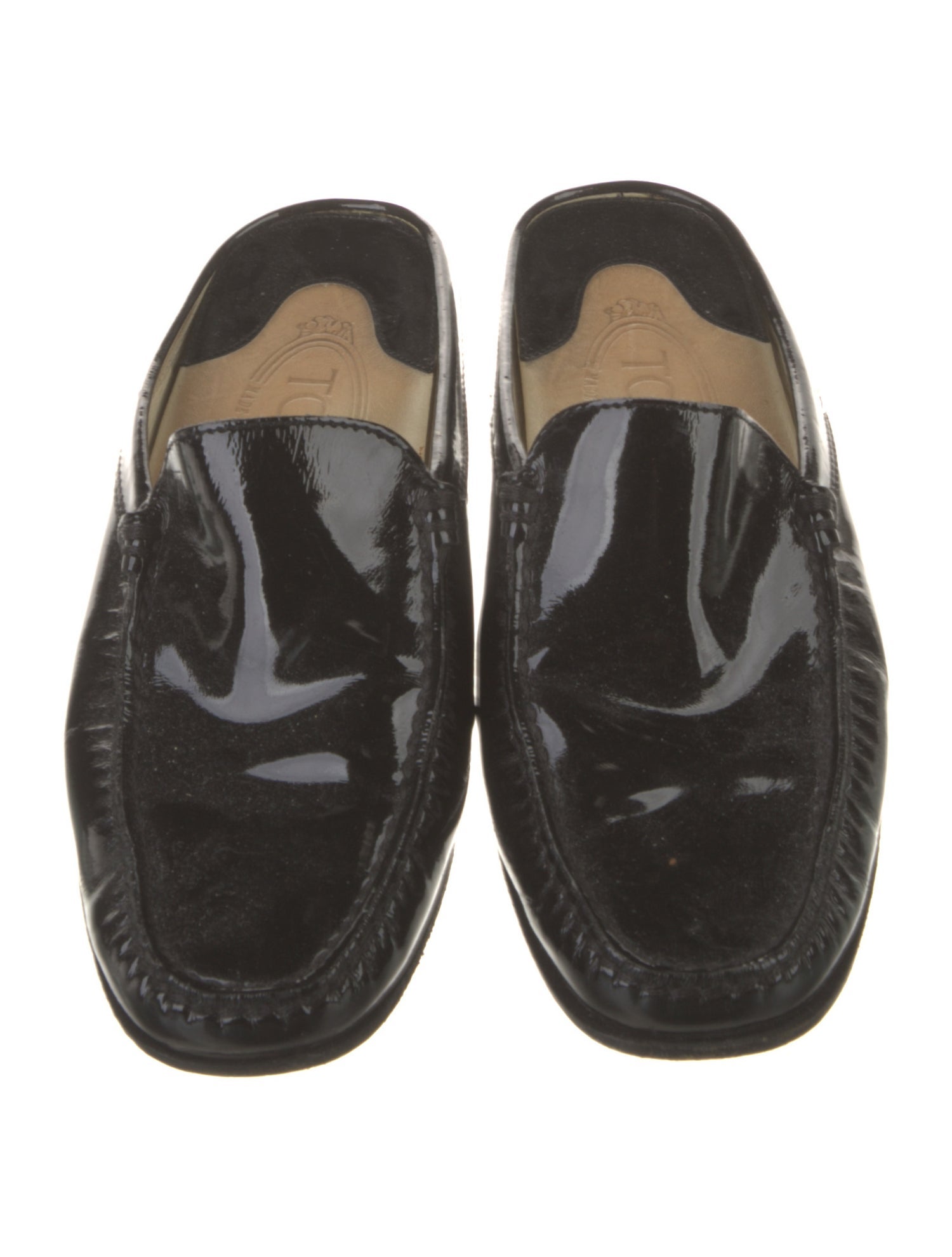 Tod's Patent Leather Mules