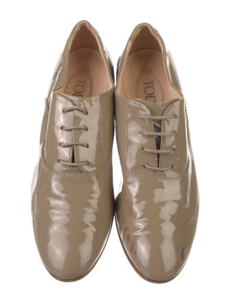 Tod's Patent Leather Oxfords
