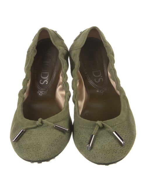 Tod's Suede Ballet Flats