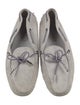 Tod's Suede Bow Accents Moccasins