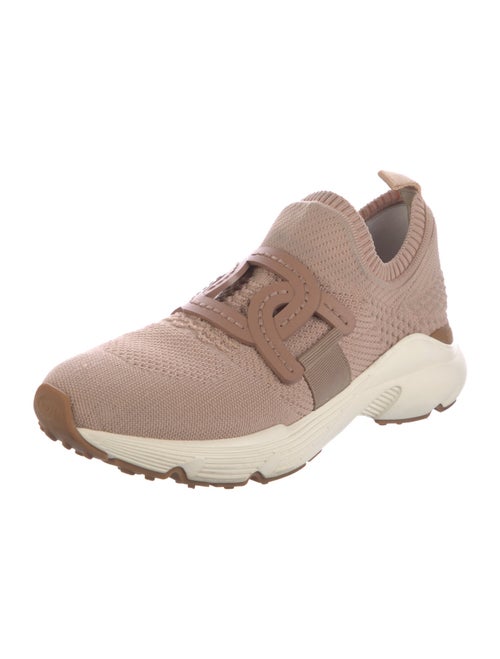 Tod's Leather Trim Embellishment Sock Sneakers