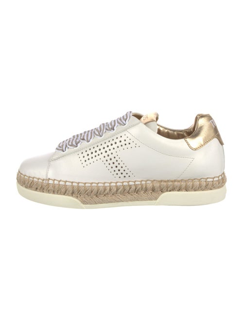 Tod's Leather Espadrille Sneakers