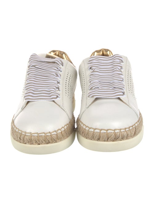 Tod's Leather Espadrille Sneakers