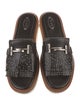 Tod's Leather Studded Accents Slides