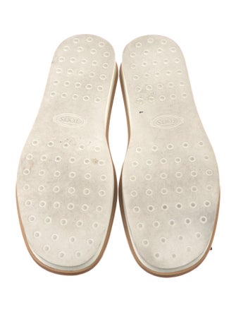 Tod's Leather Studded Accents Slides