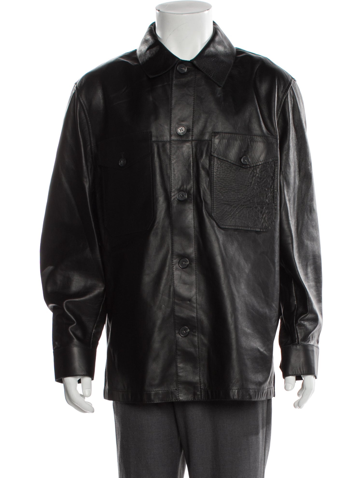 Tod's Leather Utility Jacket