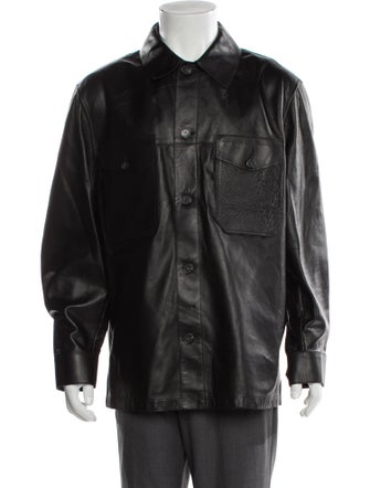Tod's Leather Utility Jacket
