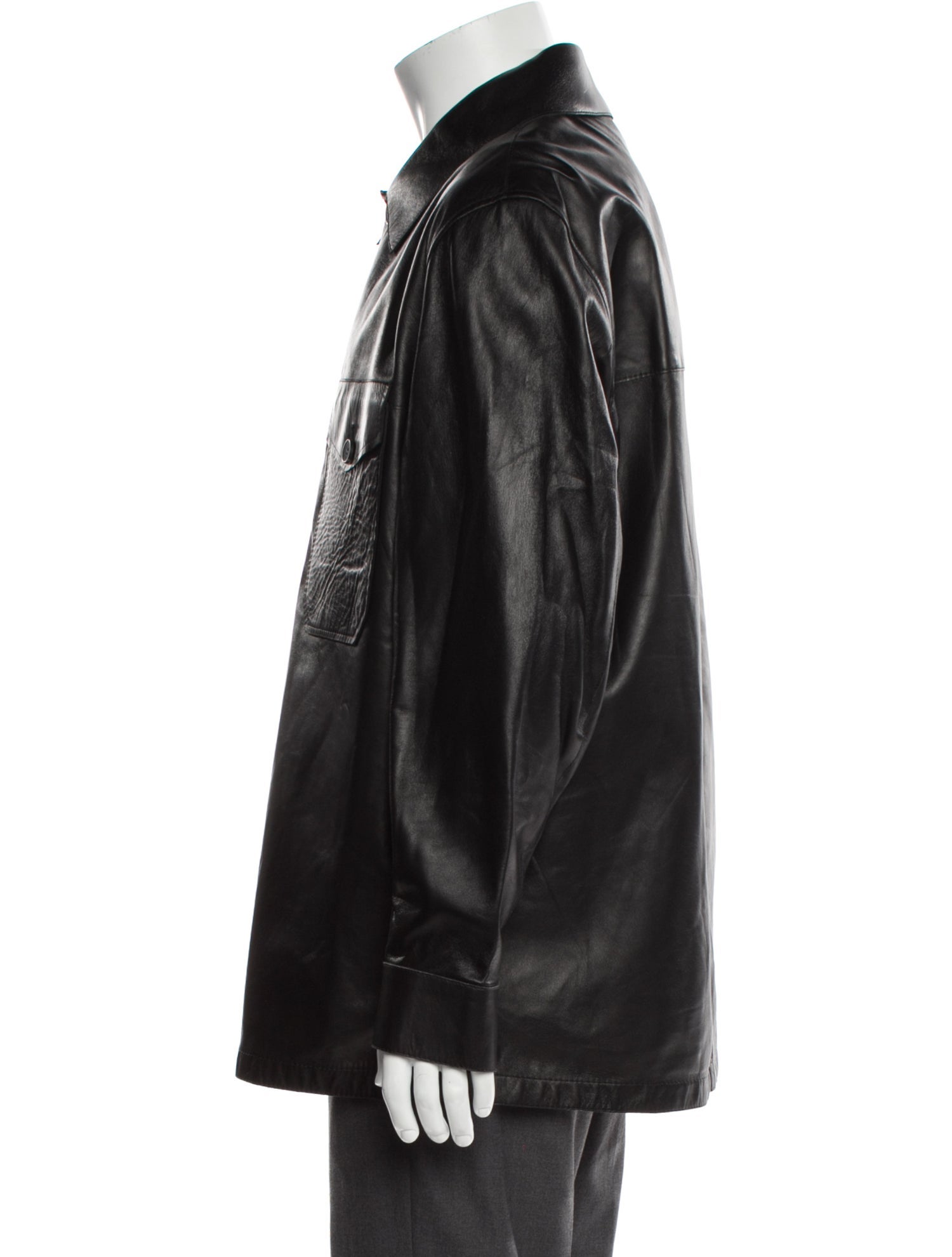 Tod's Leather Utility Jacket