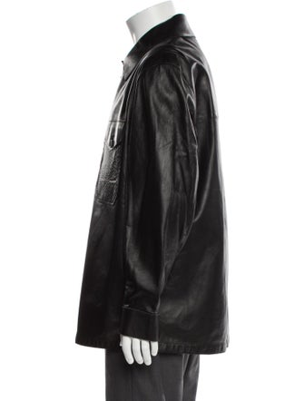 Tod's Leather Utility Jacket