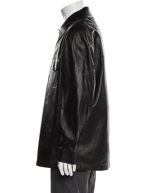 Tod's Leather Utility Jacket