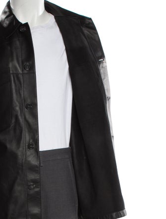 Tod's Leather Utility Jacket