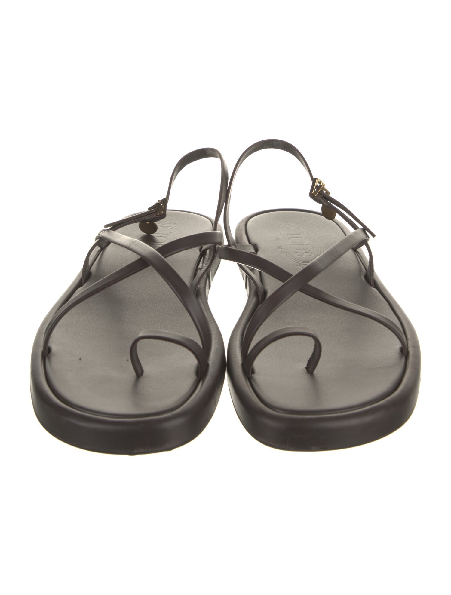 Tod's Leather Slingback Sandals