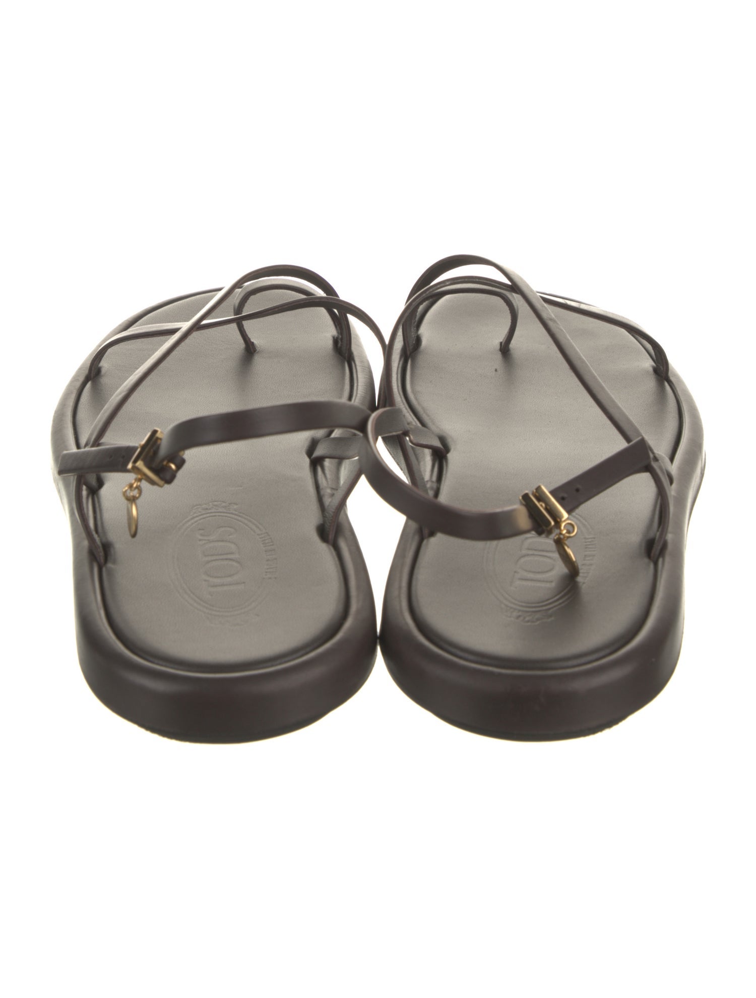 Tod's Leather Slingback Sandals