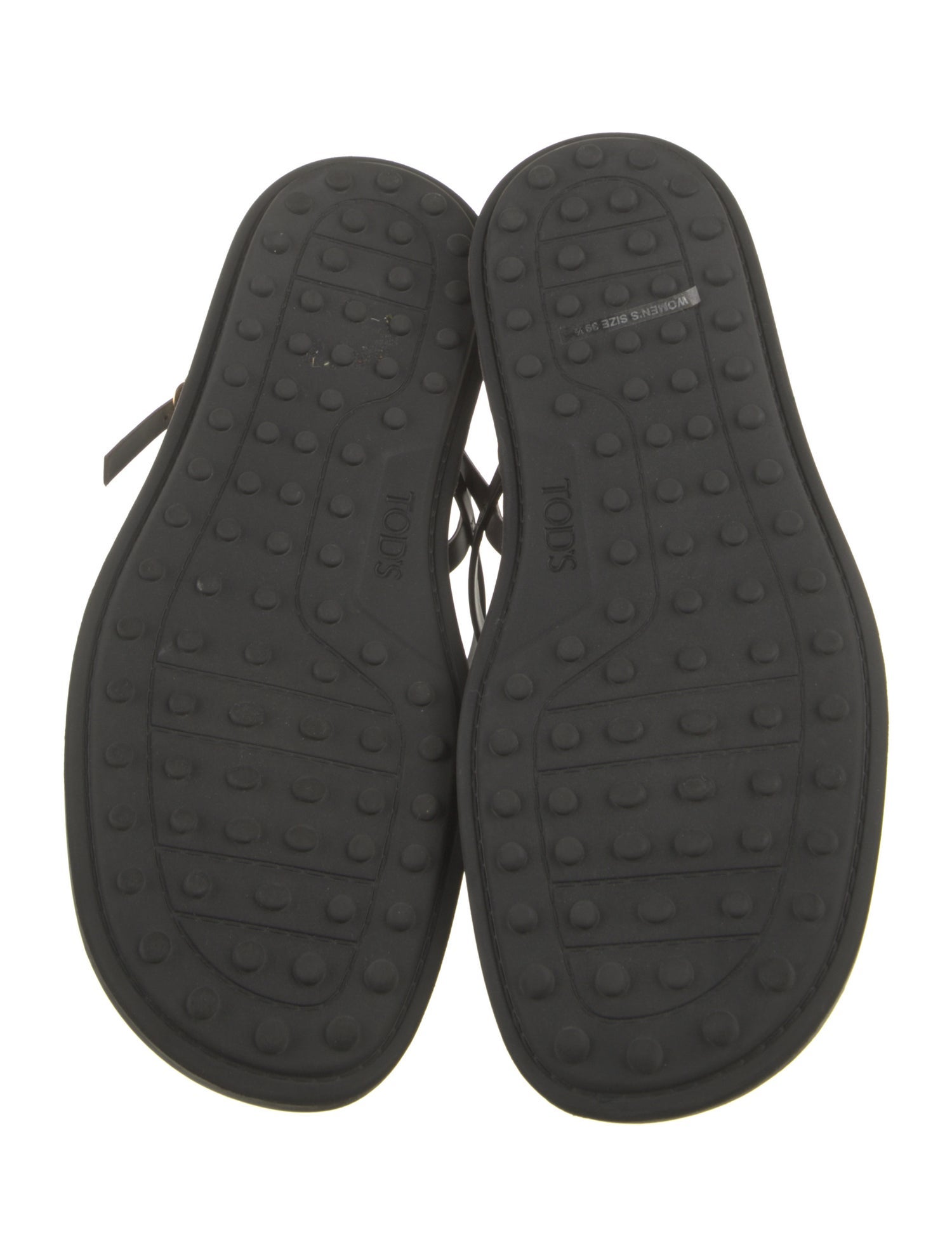 Tod's Leather Slingback Sandals