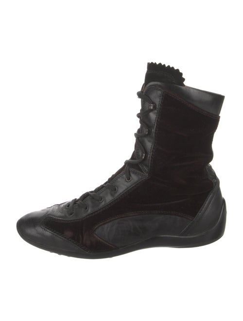 Tod's Leather Combat Boots