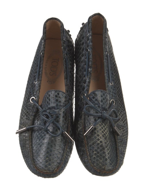 Tod's Python Animal Print Loafers