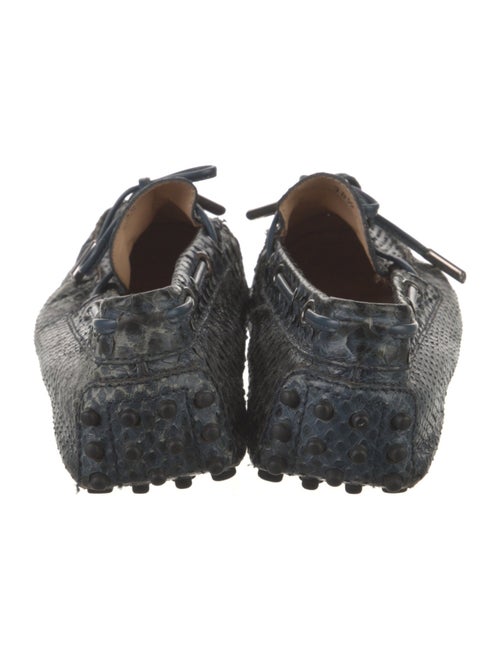 Tod's Python Animal Print Loafers