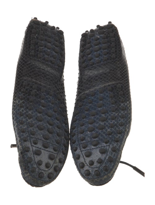 Tod's Python Animal Print Loafers