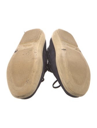 Tod's Suede Bow Accents Boat Shoes