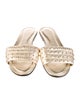 Tod's Leather Studded Accents Slides