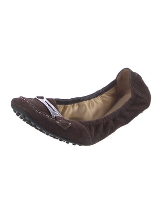 Tod's Suede Ballet Flats