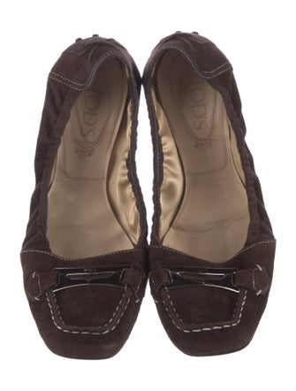 Tod's Suede Ballet Flats