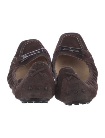 Tod's Suede Ballet Flats